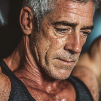 Щастливи възрастни хора след тренировка